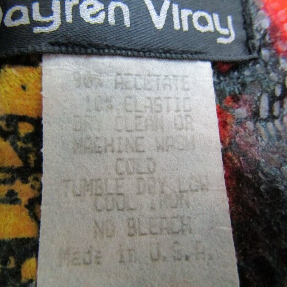 VTG 90s Y2K Mayren Viray snake print REPTILE XS Python Orange Sheath dress - Picture 11 of 12